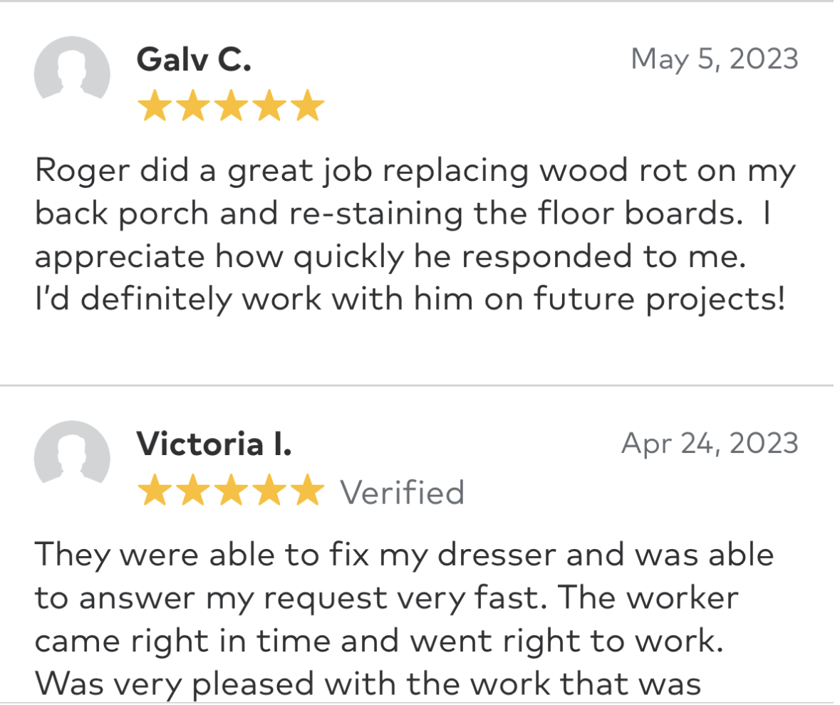 boston handyman service review